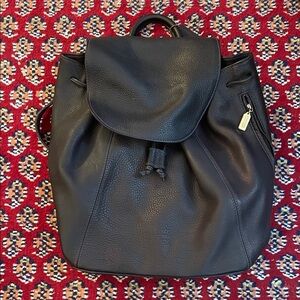Vintage Coach Leather Drawstring Backpack #4908 NWOT